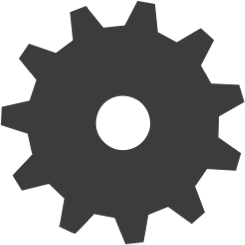 animated logo | spinning gear