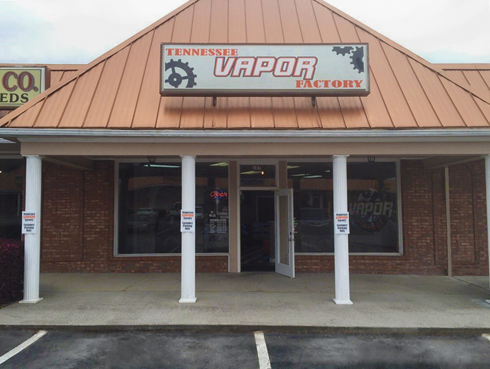 Tennessee Vapor Factory's storefront